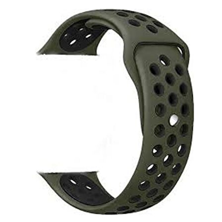 Gpack Amazfit GTR Lite 47mm Kordon Delikli Çift Renk Silikon