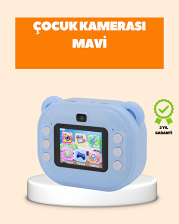 Termal Baskı Teknolojili Anında Fotoğraf Kamerası – 24MP Çift Lens, 32GB Hafıza