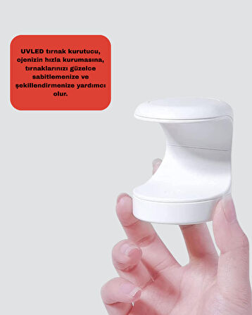 USB Bağlantılı Tırnak Kurutucu – Bilgisayar ve Powerbank ile Uyumlu