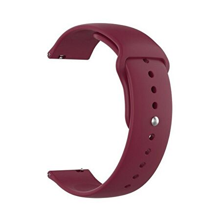 Gpack Amazfit GTR Lite 47mm Kordon Mat Düz Renkli Silikon