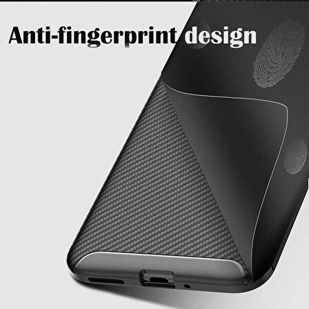 Smcase Huawei Honor 8C Negro Karbon Silikon Kılıf