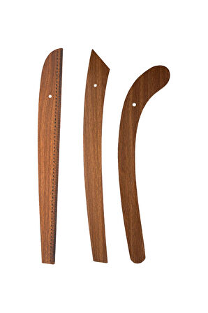 6 Parça Set – 3’lü Modelist Riga Cetvel Seti, Modelist Gönyesi, Pistole Cetvel ve 150 cm Mezura