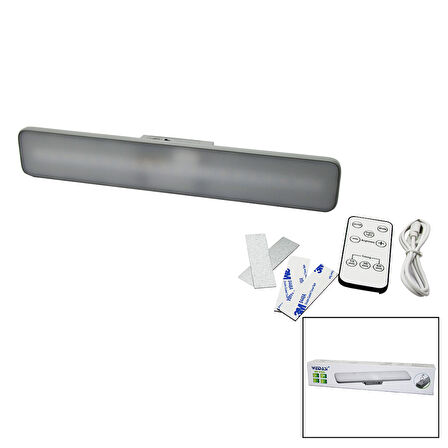 KUMANDALI - ZAMAN - IŞIK GÜCÜ AYARLI METAL ASKILI - USB ŞARJLI LAMBA FENER 20SMD LED (5314)