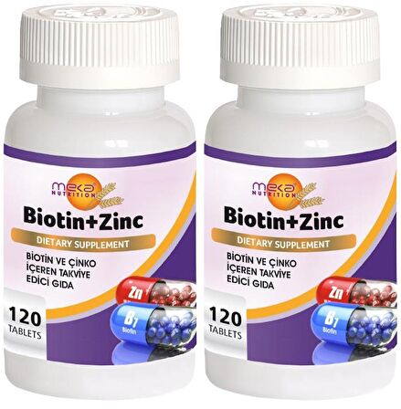 Biotin Zinc 2x120 Tablet