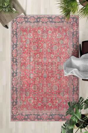 Kaymaz Taban Yıkanabilir Halı – Mutfak, Salon, Yatak Odası için Modern Dijital Baskı Halı (SLNHALI43