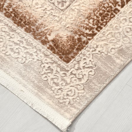 ANATOLIA HALI EZGİ -Vizon / Kahve -Oturma Odası, Salon -Kolay Temizlenebilir