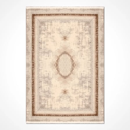 ANATOLIA HALI EZGİ -Vizon / Kahve -Oturma Odası, Salon -Kolay Temizlenebilir