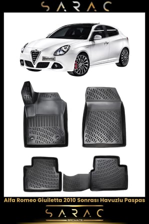 Alfa Romeo Giuiletta 2022 Model Araca Özel 3d Havuzlu Paspas