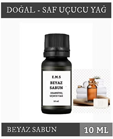 BEYAZ SABUN Uçucu Yağ Buhurdanlık Esansı Oda Kokusu DİFÜZÖR Uçucu Esansiyel Yağ Buhur Yağı 10 ML.
