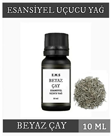 BEYAZ ÇAY Uçucu Yağ Buhurdanlık Esansı Oda Kokusu DİFÜZÖR Uçucu Esansiyel Yağ Buhur Yağı 10 ML.