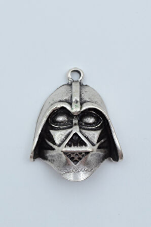 Star Wars - Darth Vader Gümüş Kaplama Kolye Ucu