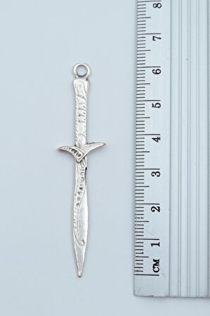 3'lü The Legen Of Zelda Kalkan Zelda Kılıç Üçgen Gümüş Kaplama Kolye Seti