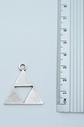 3'lü The Legen Of Zelda Kalkan Zelda Kılıç Üçgen Gümüş Kaplama Kolye Seti