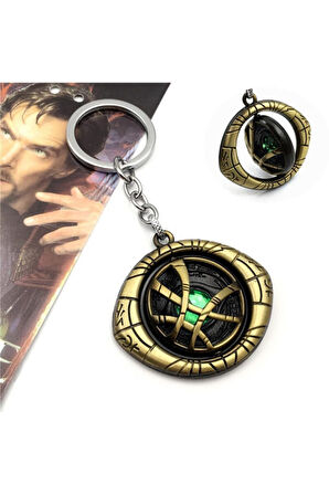 Dr Strange Marvel Avengers Sarı Hareketli Kolye Metal Anahtarlık