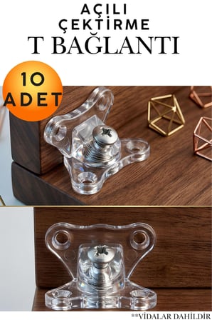 10 Adet Şeffaf Plastik Köşe Birleştirme Kelebeği L Yapı Mobilya Raf Bağlantı Aparatı Açılı T Çektirme Köşe Birleştirici Aparat Vida Yuvalı Mobilya Kabin Dolap T Bağlantı Çektirme L Köşe Birleştirme