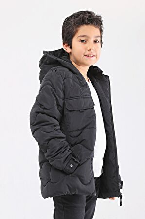 Benittokids Erkek Çocuk Mont Siyah 51230S