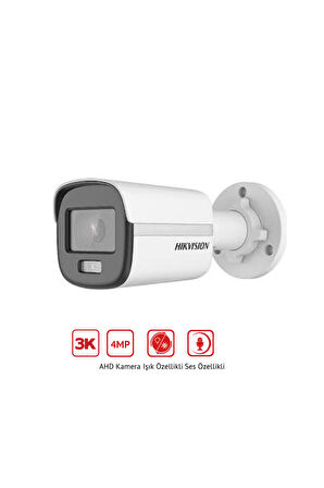 4MP 7/24 Renkli Ses Kayıtlı 8li AHD Kamera Seti - Uzaktan izleme - 2TB HDD