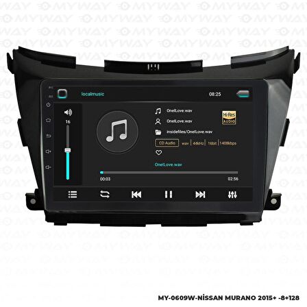 Araç Multimedya Nissan Murano Android 12 Carplay 4Gb Ram + 64Gb Hdd Navigasyon Ekran MYW