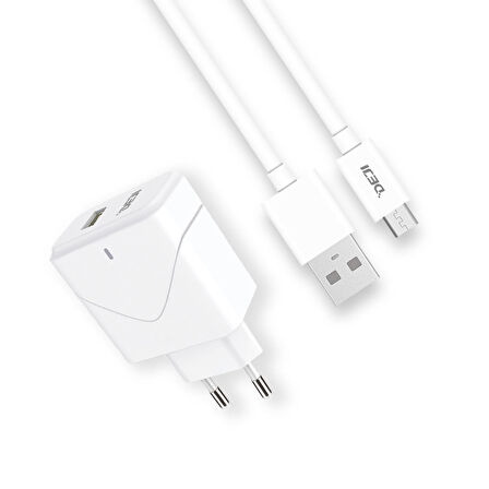 Deji Micro USB 18 Watt Hızlı Şarj Aleti Beyaz