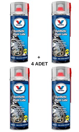 Valvoline Motosiklet Zincir Yağı 500 ml Sentetik (4 Adet)