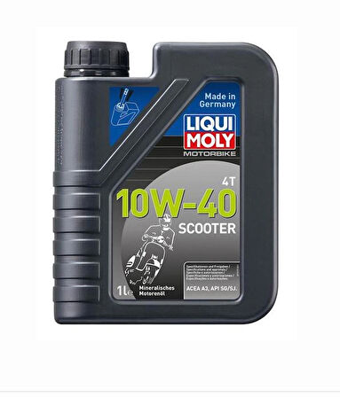 LIQUI MOLY 10W40 4T SCOOTER MOTOSİKLET MOTOR YAĞI 1 LT 
