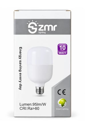 10 Watt | Led Ampül | 6500K Beyaz Işık | Güçlü Işık | Mini Torch | E27 Duy'lu |