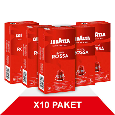 Qualità Rossa 57gr Nespresso® Uyumlu Alüminyum Kapsül x10