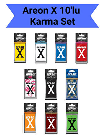 Areon X Avantajlı 10'lu Set (10 Farklı Koku)