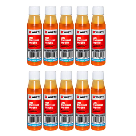 WÜRTH KONSANTRE CAM TEMİZLEYİCİ 32ML (10 ADET)