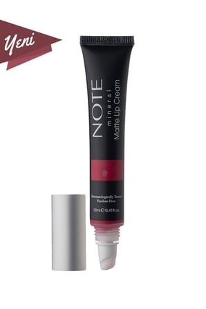 Mineral Matte Lip Cream Yarı Mat Bitişli Likit Ruj 05 Plum Wine - Kırmızı