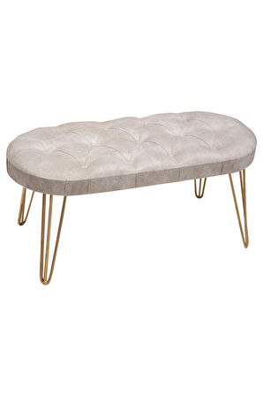Zem Louca Bench Kırık Beyaz Gold