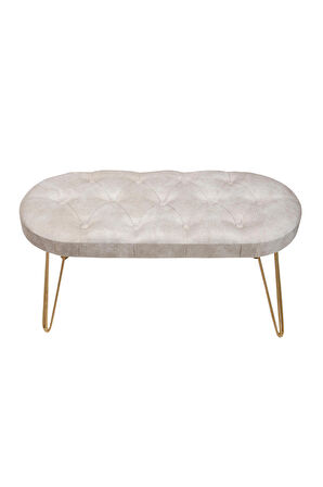 Zem Louca Bench Kırık Beyaz Gold