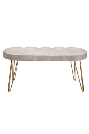 Zem Louca Bench Kırık Beyaz Gold