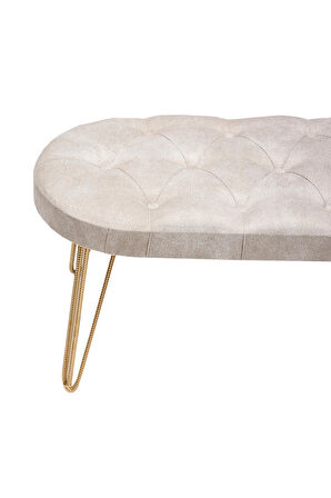 Zem Louca Bench Kırık Beyaz Gold