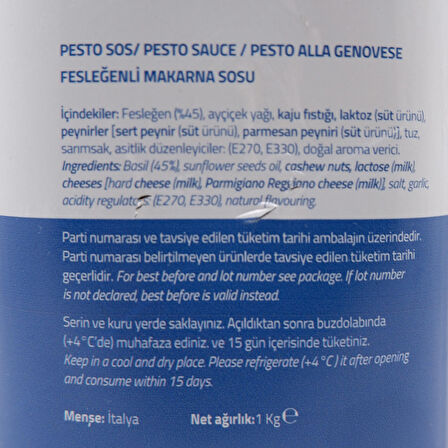 Chefline Pesto Sos 1 Kg