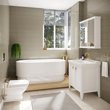 VitrA Juno Classic A4442023 Halka Havluluk, Altın