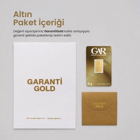 GarantiGold 10 Gr Külçe Altın