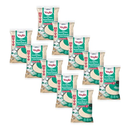 Yayla Yerli Pilavlık Pirinç ve Zenginleştirilmiş Pirinç Ürünü (D+B9+Fe) 1 kg x10