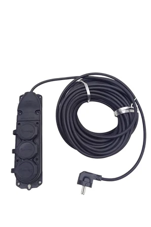 10 METRE- ÇANTALI MODEL - 3 LÜ PRİZ 3X2.5MM ELEKTRİK SEYYAR UZATMA ARA KABLO KAUÇUK PRİZ