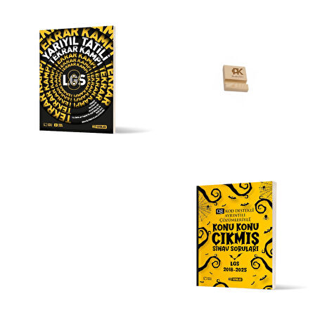 Hız LGS 8. Sınıf Çıkmış Sorular ve Yarıyıl Tatili Tekrar Kampı + Telefon Standı