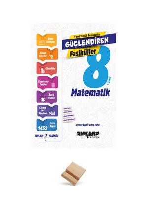 Ankara LGS 2027 8. Sınıf Güçlendiren Matematik Fasikülleri + Telefon Standı