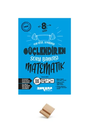 Ankara LGS 2027 8. Sınıf Matematik Güçlendiren Soru Bankası + Telefon Standı