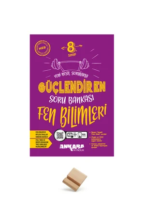 Ankara LGS 2027 8. Sınıf Fen Bilimleri Güçlendiren Soru Bankası + Telefon Standı