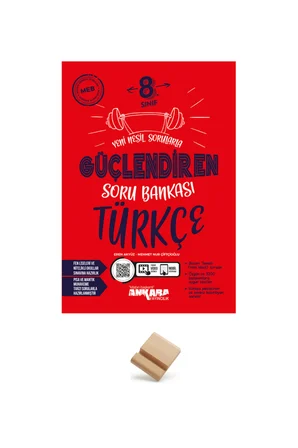 Ankara LGS 2027 8. Sınıf Türkçe Güçlendiren Soru Bankası + Telefon Standı