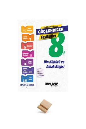 Ankara LGS 2027 8. Sınıf Din Kültürü Güçlendiren Fasiküller + Telefon Standı