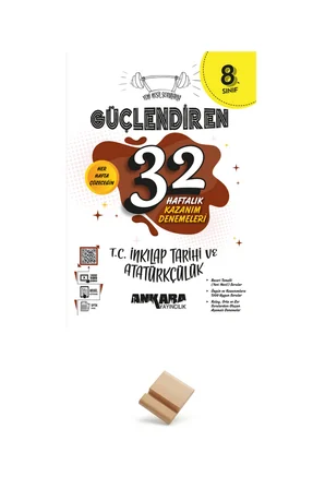 Ankara LGS 2027 8. Sınıf İnkılap Tarihi Haftalık Kazanım Denemeleri + Telefon Standı