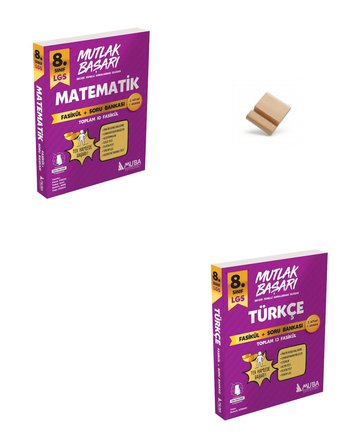 Mutlak Başarı LGS 8. Sınıf 2027 Matematik ve Türkçe Fasikül Soru Bankası + Telefon Standı