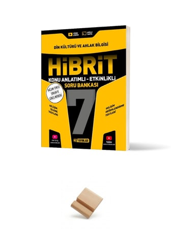 Hız 7. Sınıf Din Kültürü ve Ahlak Bilgisi Hibrit Etkinlikli Soru Bankası + Telefon Standı