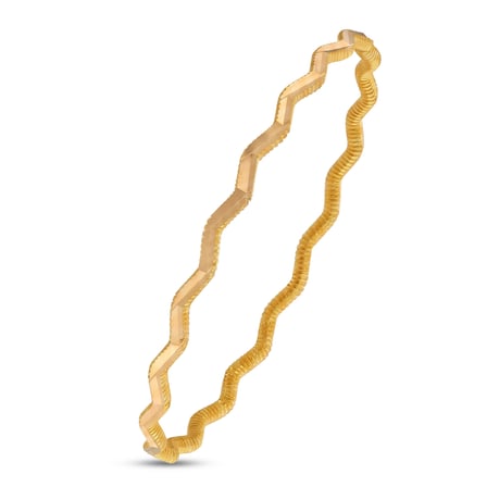 GarantiGold Zikzaklı Ajda Altın Bilezik 10 Gr