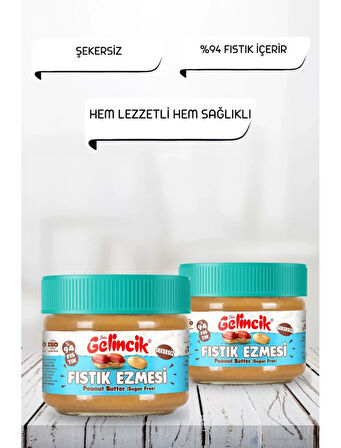 Fıstık Ezmesi (Parçacıklı, Şekersiz) 300 gr.